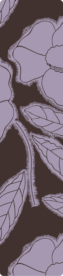 Applique Floral Coffee Bean