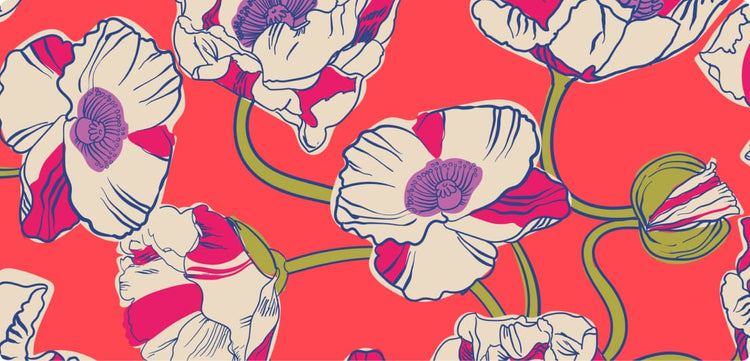 Swirling Poppies