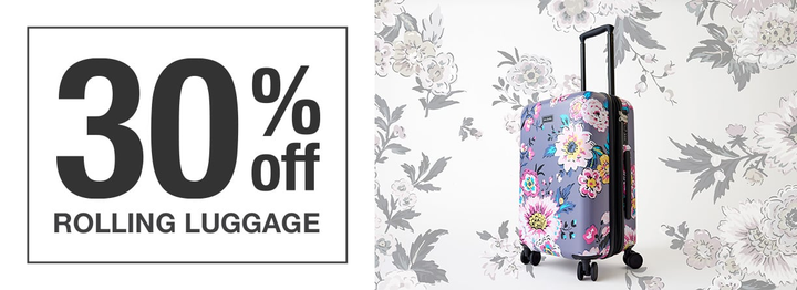 30% Off Rolling Luggage
