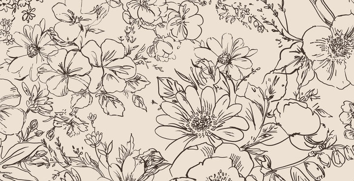 Crisp Bloom Cream View Art Crisp Bloom Cream View Art