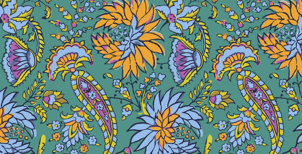 Gemstone Paisley