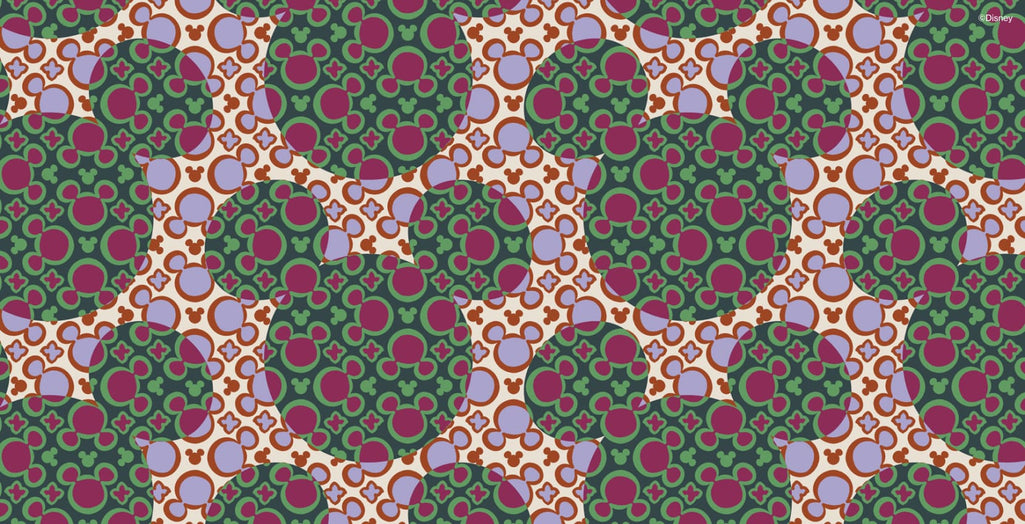 Mickey Mouse Kaleidoscope Lavender