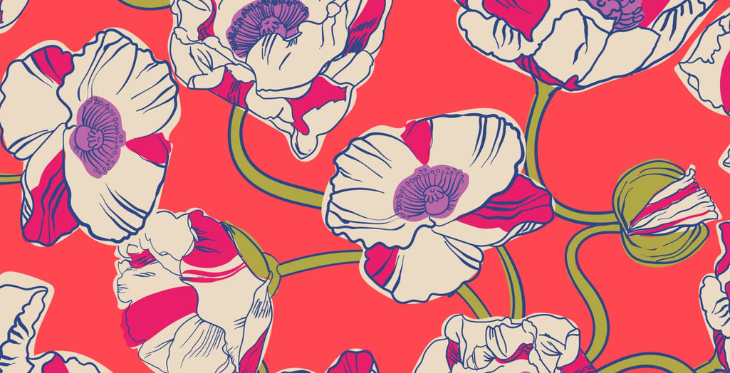 Swirling Poppies