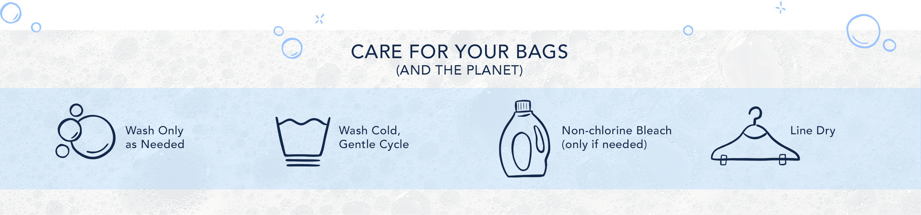 Vera bradley 2025 bag washing instructions