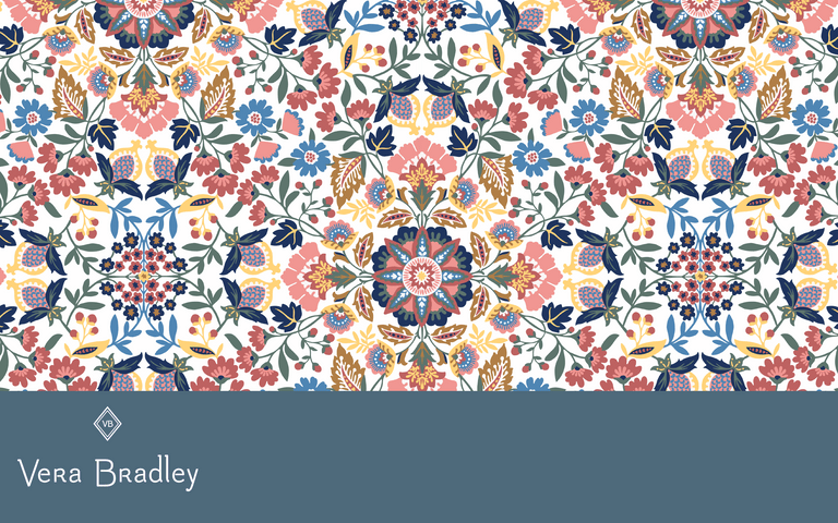 Enchanted Mandala Coral Tonal