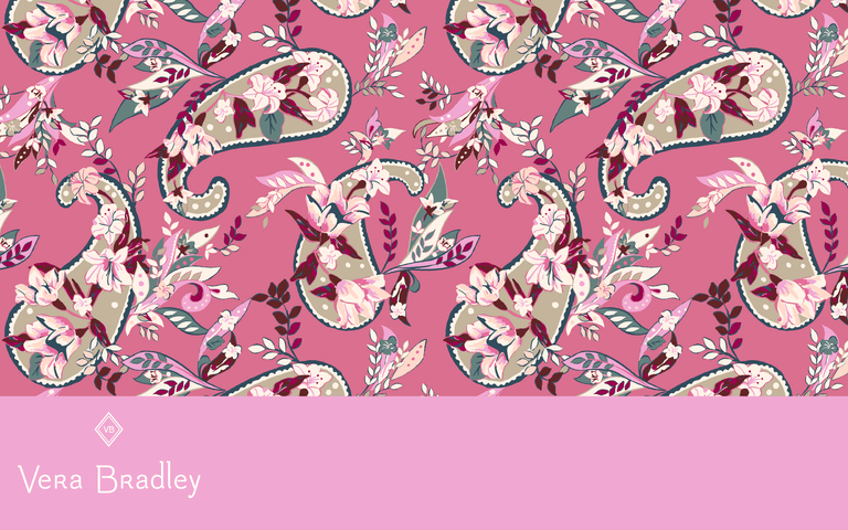 Botanical Paisley Pink
