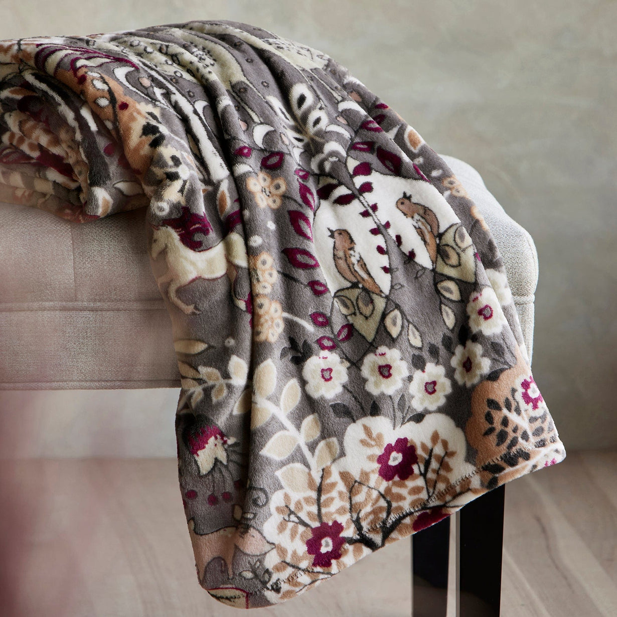 Plush Throw Blanket Fleece Vera Bradley