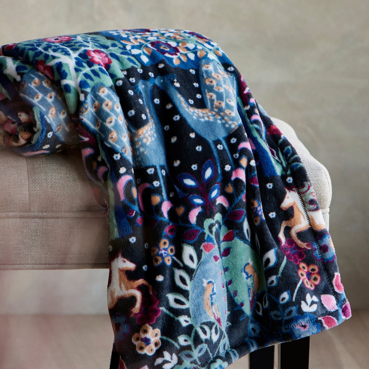 Plush Throw Blanket Fleece Vera Bradley