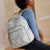 Campus Backpack-Cloud Gray Paisley-Image 2-Vera Bradley