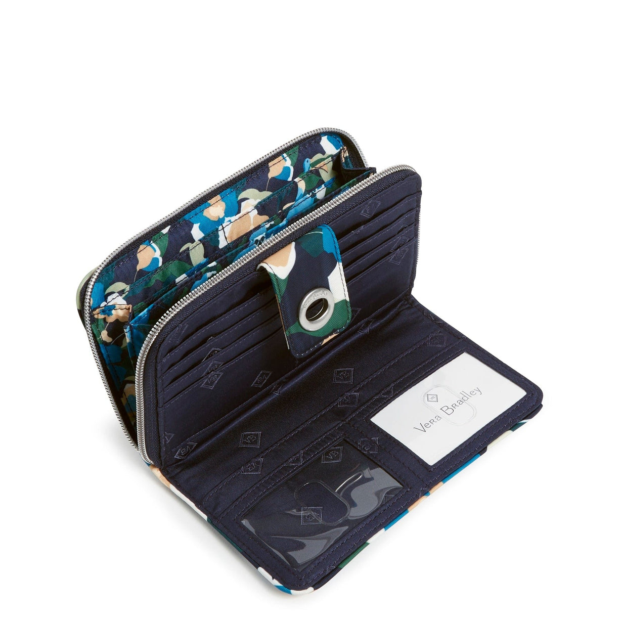 RFID Turnlock Wallet Performance Twill Vera Bradley