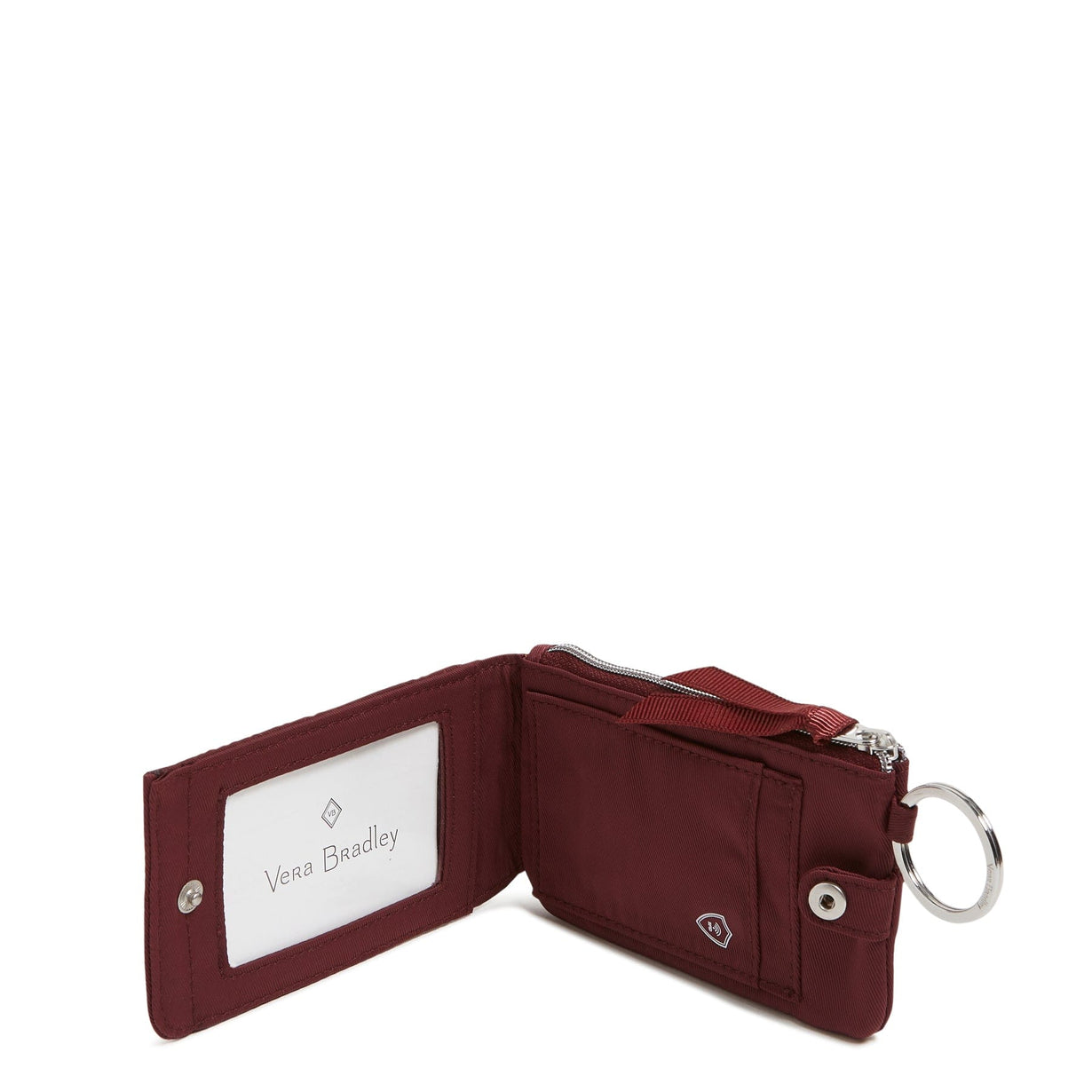 Purple RFID Deluxe Zip ID Case Vera Bradley