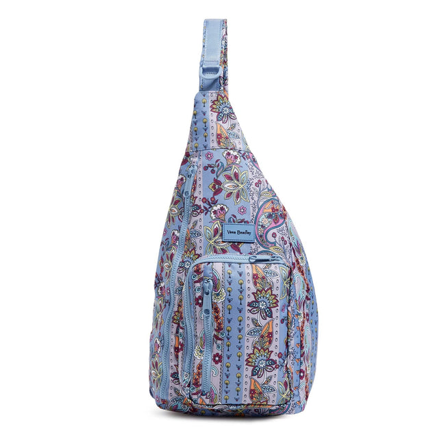 ReActive Sling Backpack-Provence Paisley Stripes-Image 1-Vera Bradley