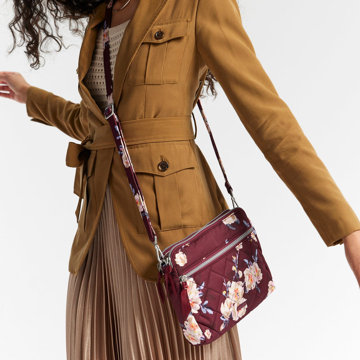 Triple Compartment Crossbody Bag Performance Twill Vera Bradley