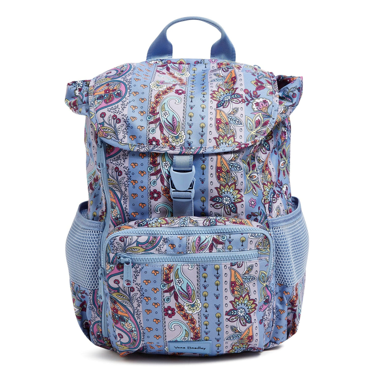lightweight backpack for day trips in paisley pattern