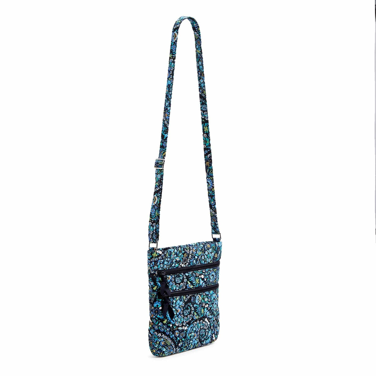 Triple Zip Hipster Crossbody Bag Recycled Cotton Vera Bradley