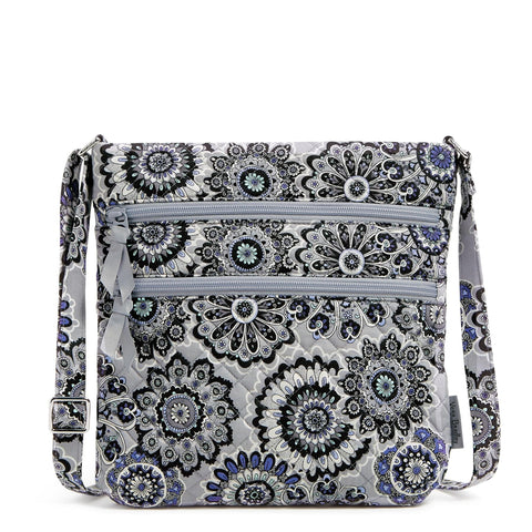 Vera Bradley Iconic Triple Zip Hipster Crossbody 100 Cotton Dream Tapestry  for sale online