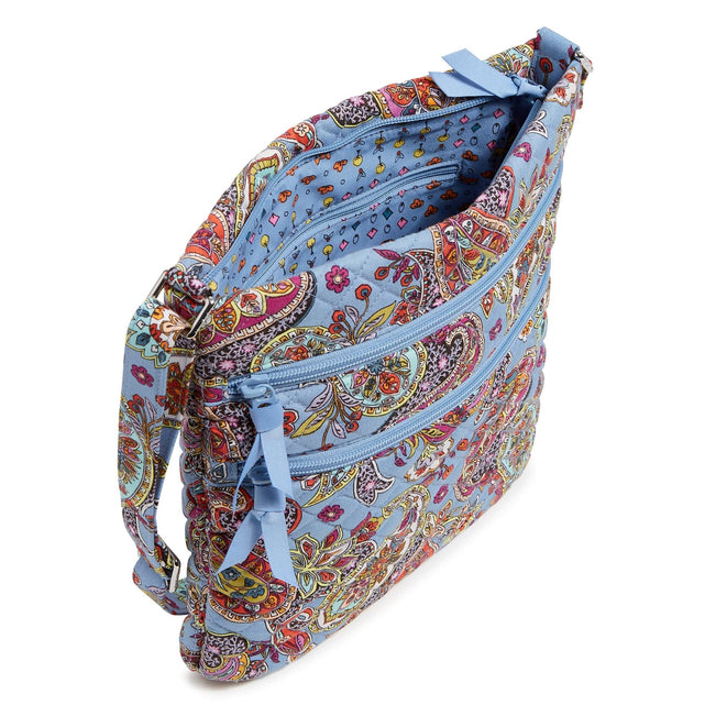Triple Zip Hipster Crossbody Bag Cotton Vera Bradley