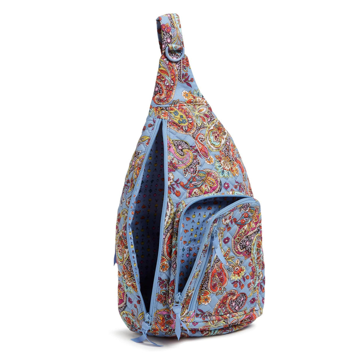 Purple Sling Backpack Provence Paisley Vera Bradley