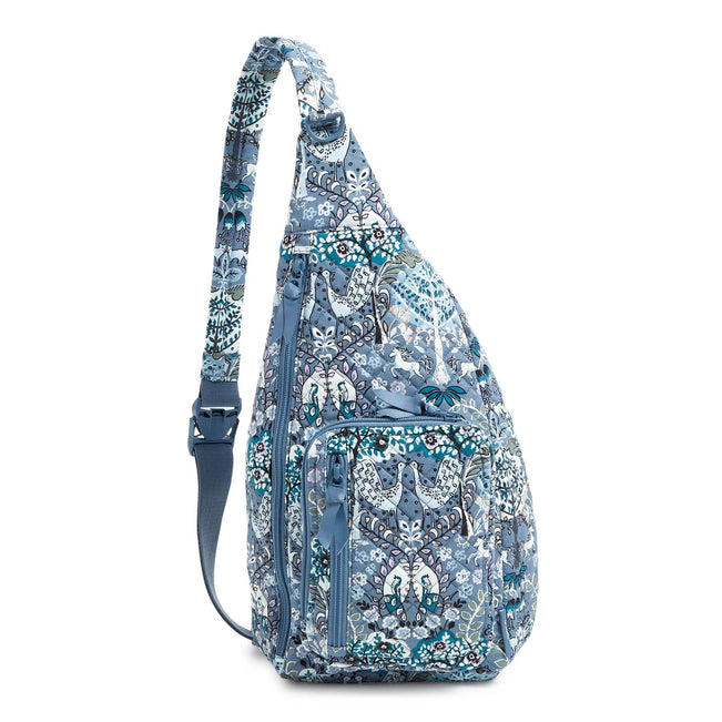Sling Backpack-Enchantment Blue-Image 1-Vera Bradley