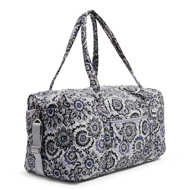 Vera Bradley Women's Cotton Large Travel Duffel Bag Cloud Vine Multi 