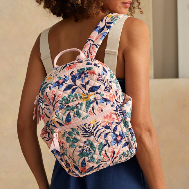 Vera bradley 2025 coral floral backpack