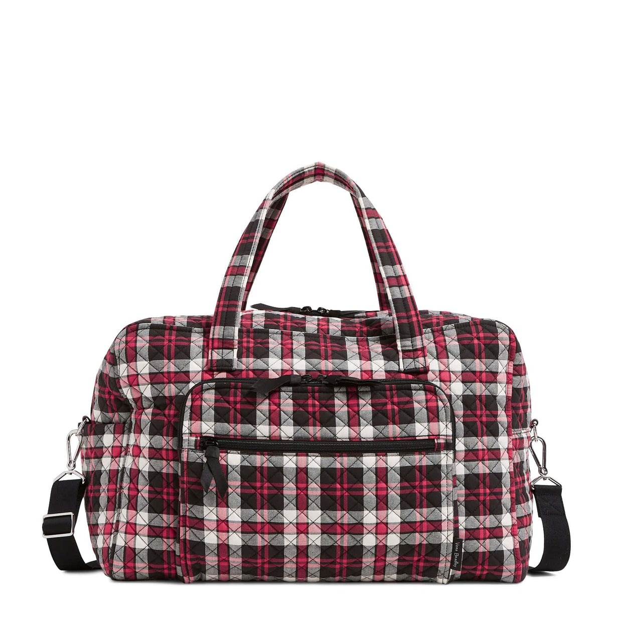 Plaid Weekender Bag Duffle Bag For Women Large Travel Tote Bag Overnight  Weekend Bags With Shoulder Strap(red)