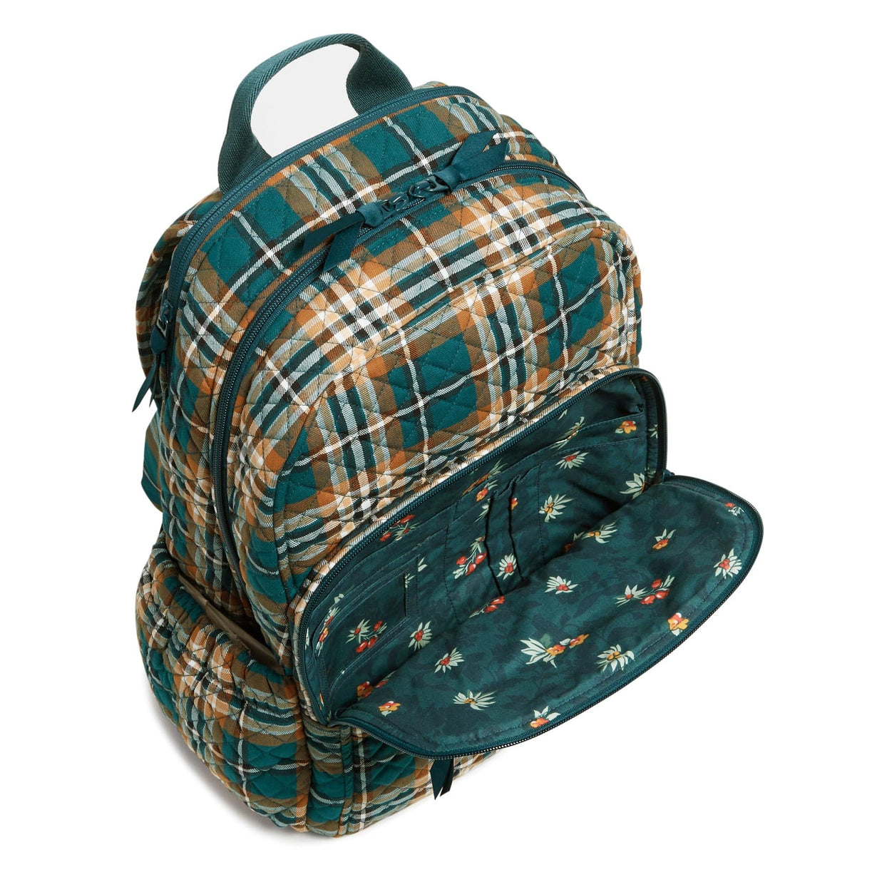 Vera Bradley Campus Backpack - Orchard Plaid – Lenny's Shoe & Apparel