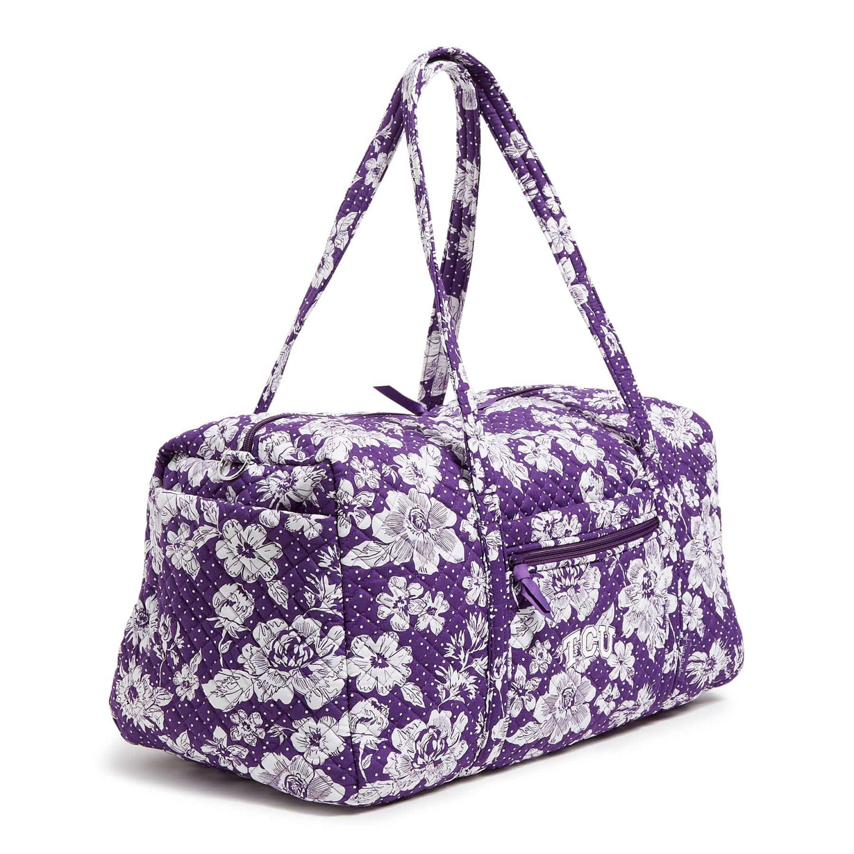 Texas Christian University Collegiate Large Travel Duffel Bag Vera