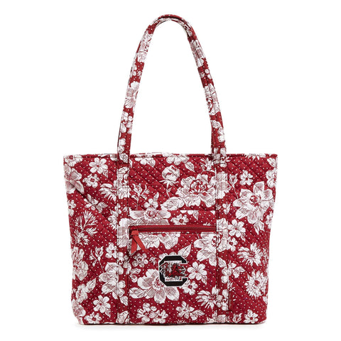 Collegiate Vera Tote Bag - Cardinal/White Rain Garden with Indiana  University Logo