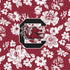 Collegiate Vera Tote Bag-Cardinal/White Rain Garden with University of South Carolina-Image 4-Vera Bradley