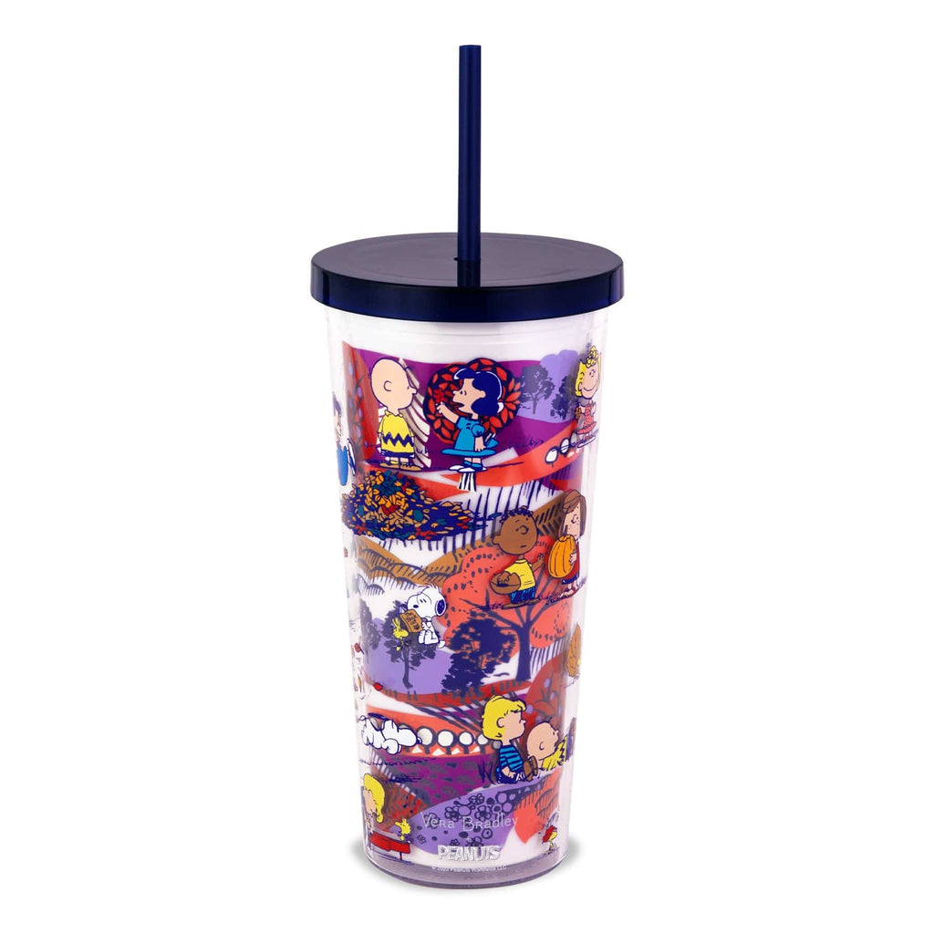 Peanuts® Double Wall Tumbler with Straw