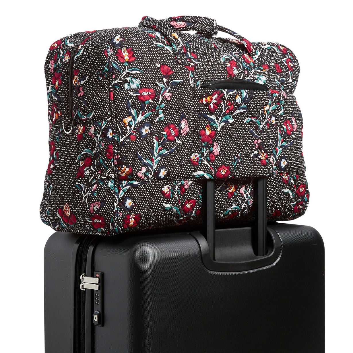 Vera Bradley Grand Weekender Travel Bag w/Trolley Sleeve Stellar Paisley NWT  – Moda pé no chão