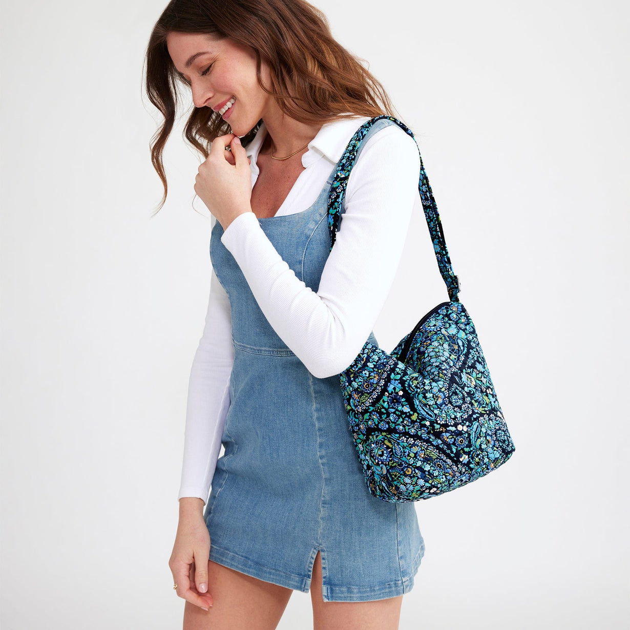 Bucket Crossbody Bag Cotton Vera Bradley