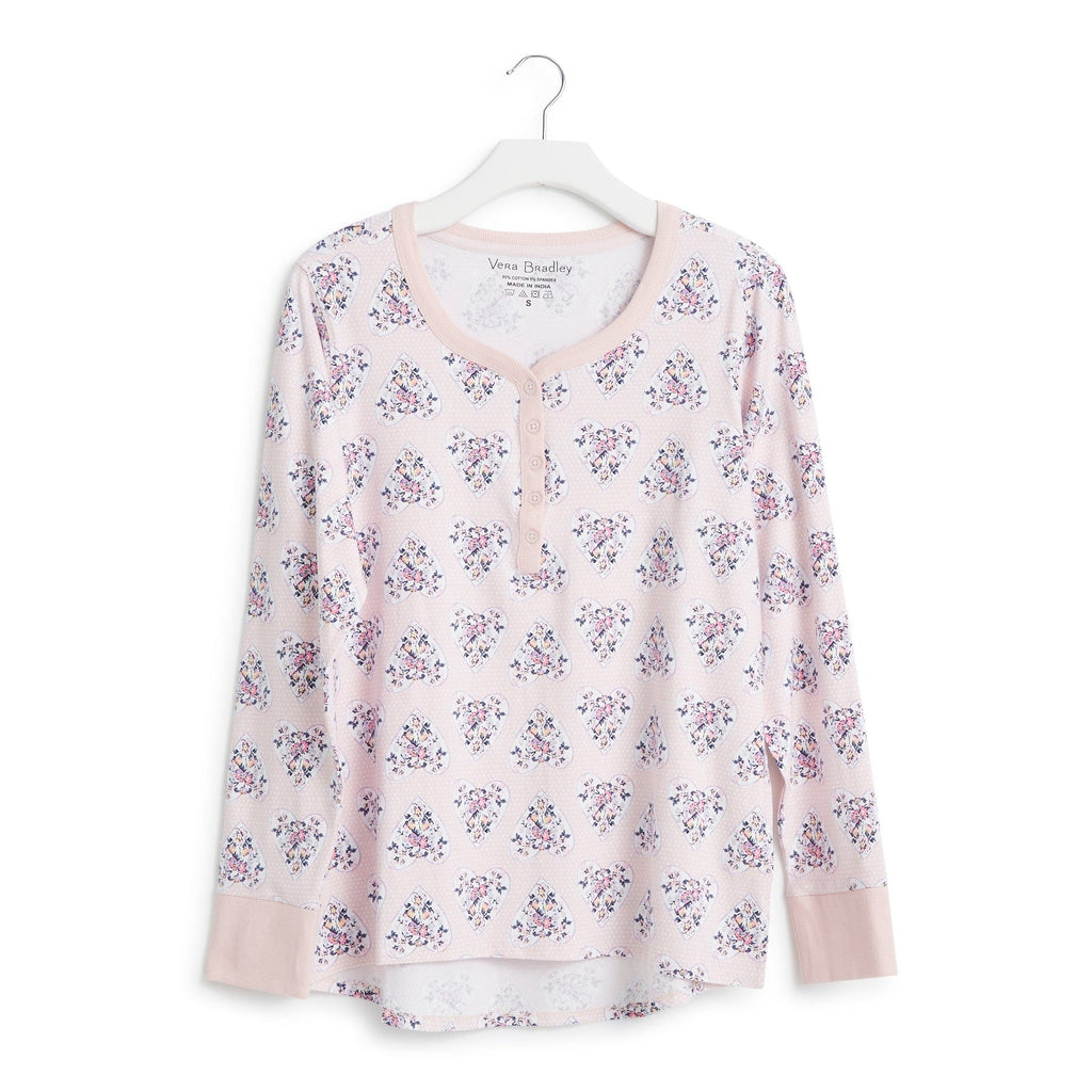 Long-Sleeved Pajama Shirt - Cotton | Vera Bradley