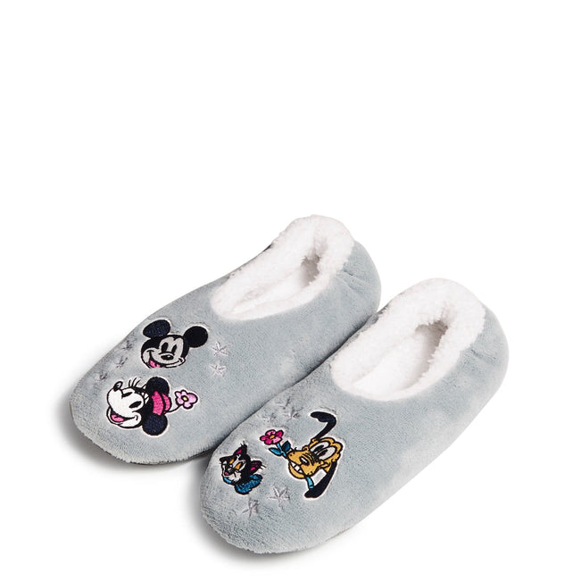 Soft Appliquéd Slippers - Natural white/Minnie Mouse - Kids | H&M US
