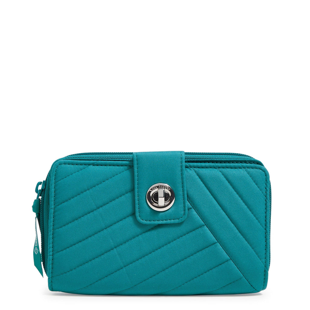 Green RFID Turnlock Wallet Vera Bradley