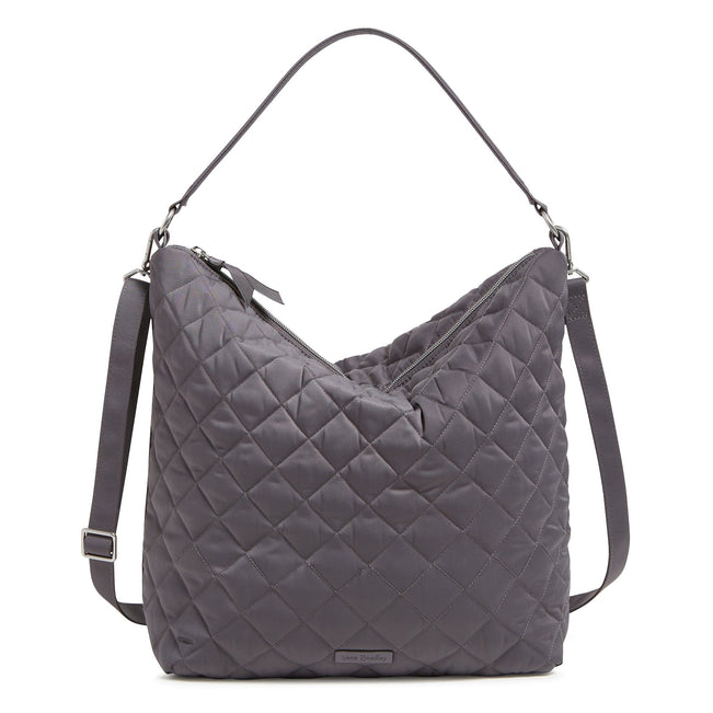 Gray Oversized Hobo Shoulder Bag Vera Bradley