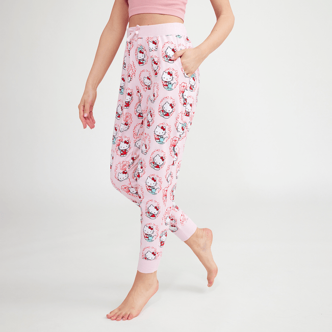 Kindthing Cottagecore Critters Adult Jogger Pajama Pants – Blossom