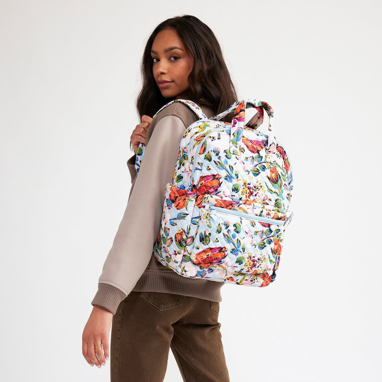 Blue Campus Totepack - Sea Air Floral