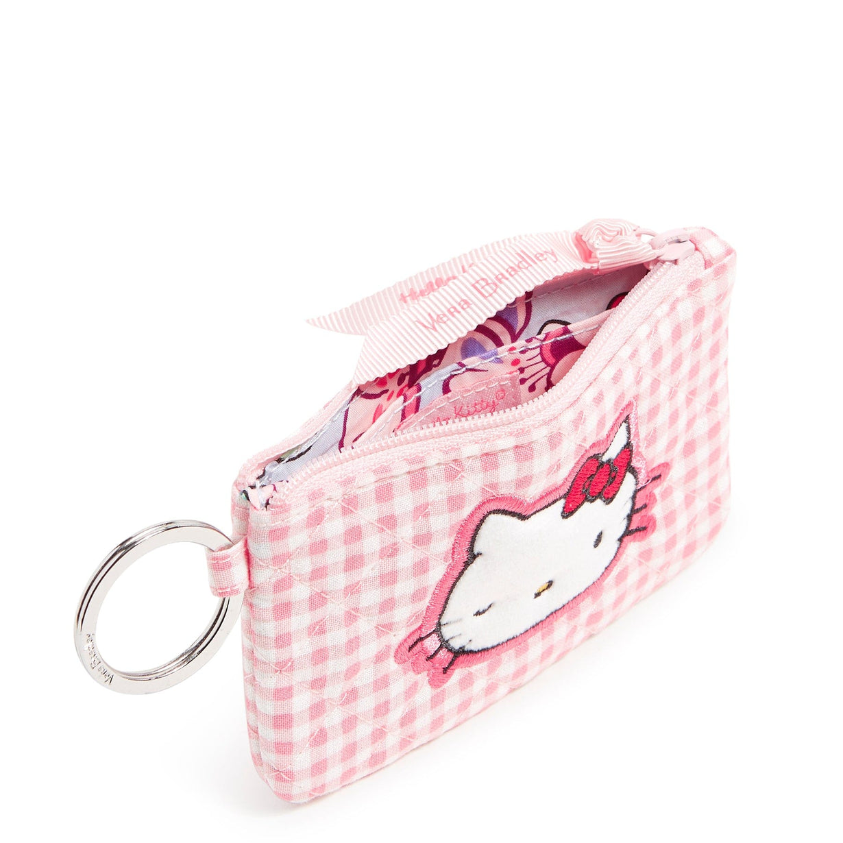 Hello Kitty Ribbon Die-cut Coin Purse Bag Green Sanrio Inspired by You.