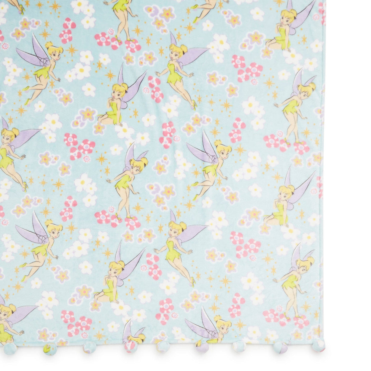 Disney Plush Throw Blanket with Pom Poms Vera Bradley