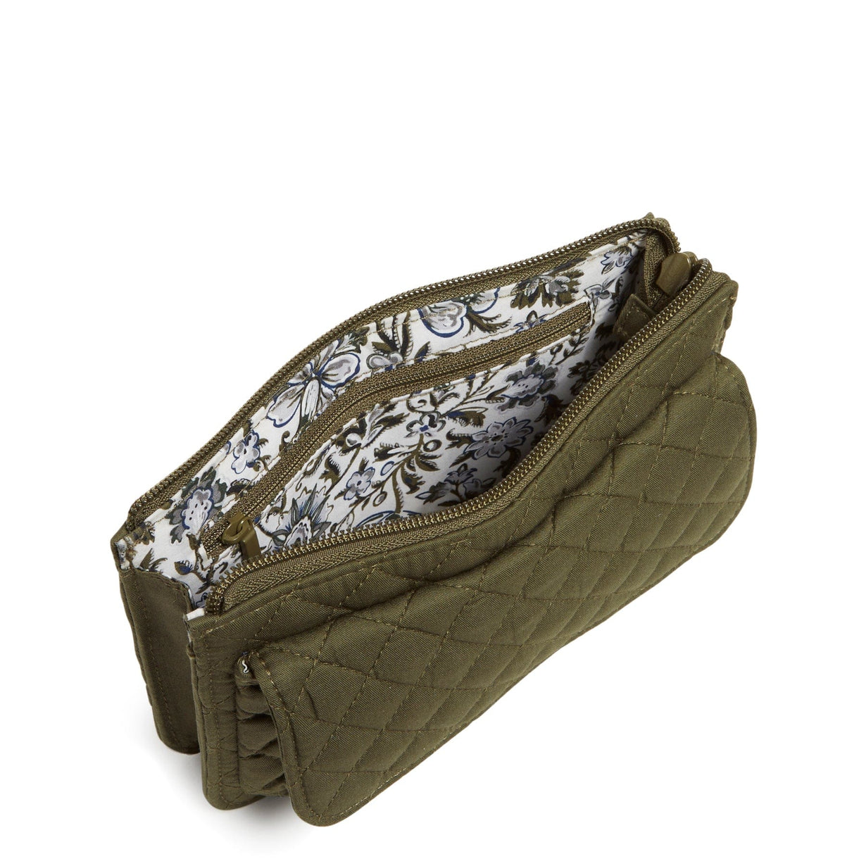 Green RFID Wallet Crossbody Vera Bradley