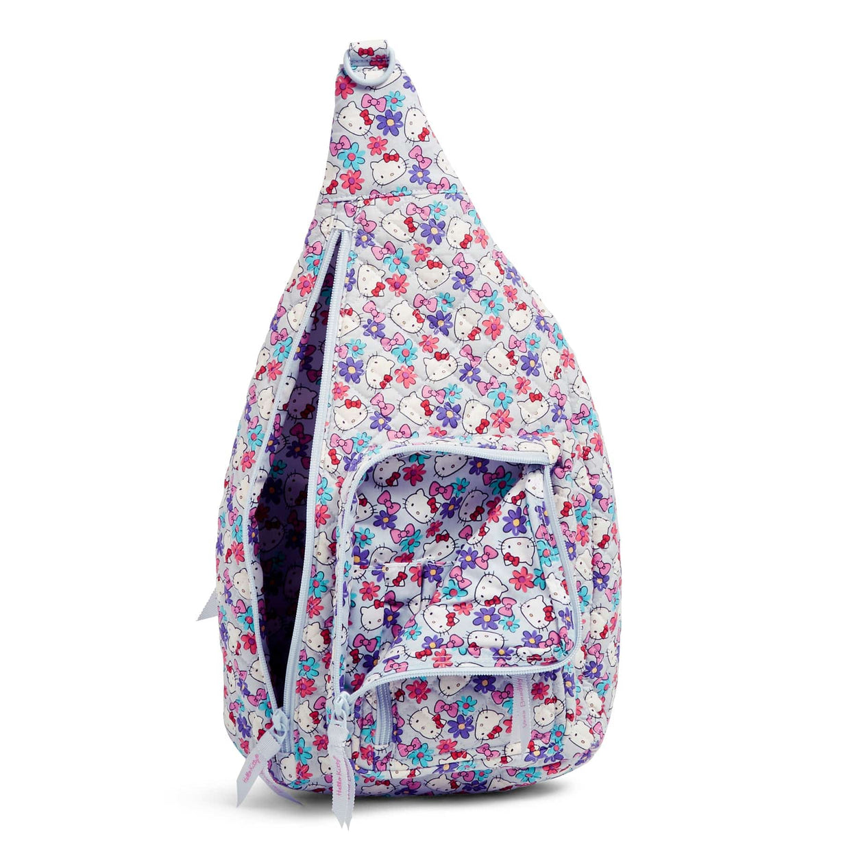 White Hello Kitty Sling Backpack Hello Kitty Bows Vera Bradley