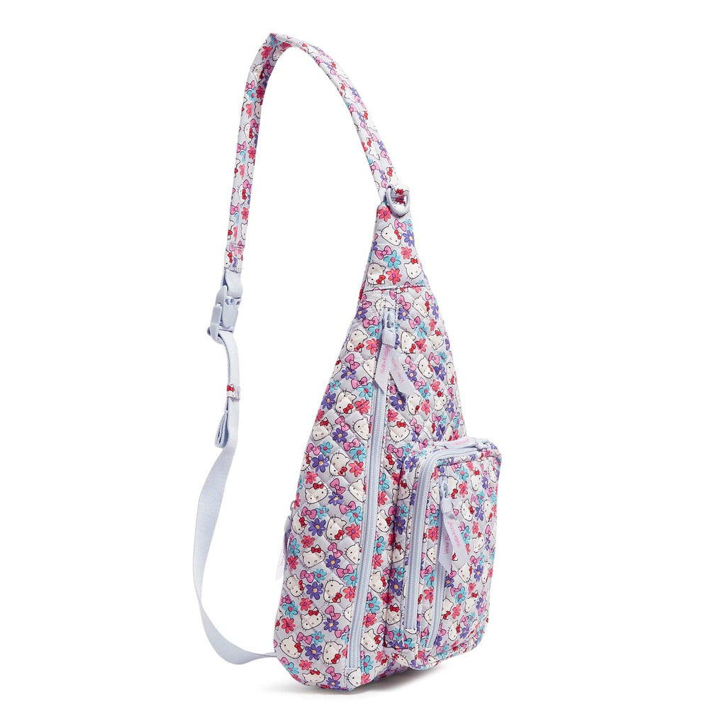 White Hello Kitty® Sling Backpack Hello Kitty Bows Vera Bradley