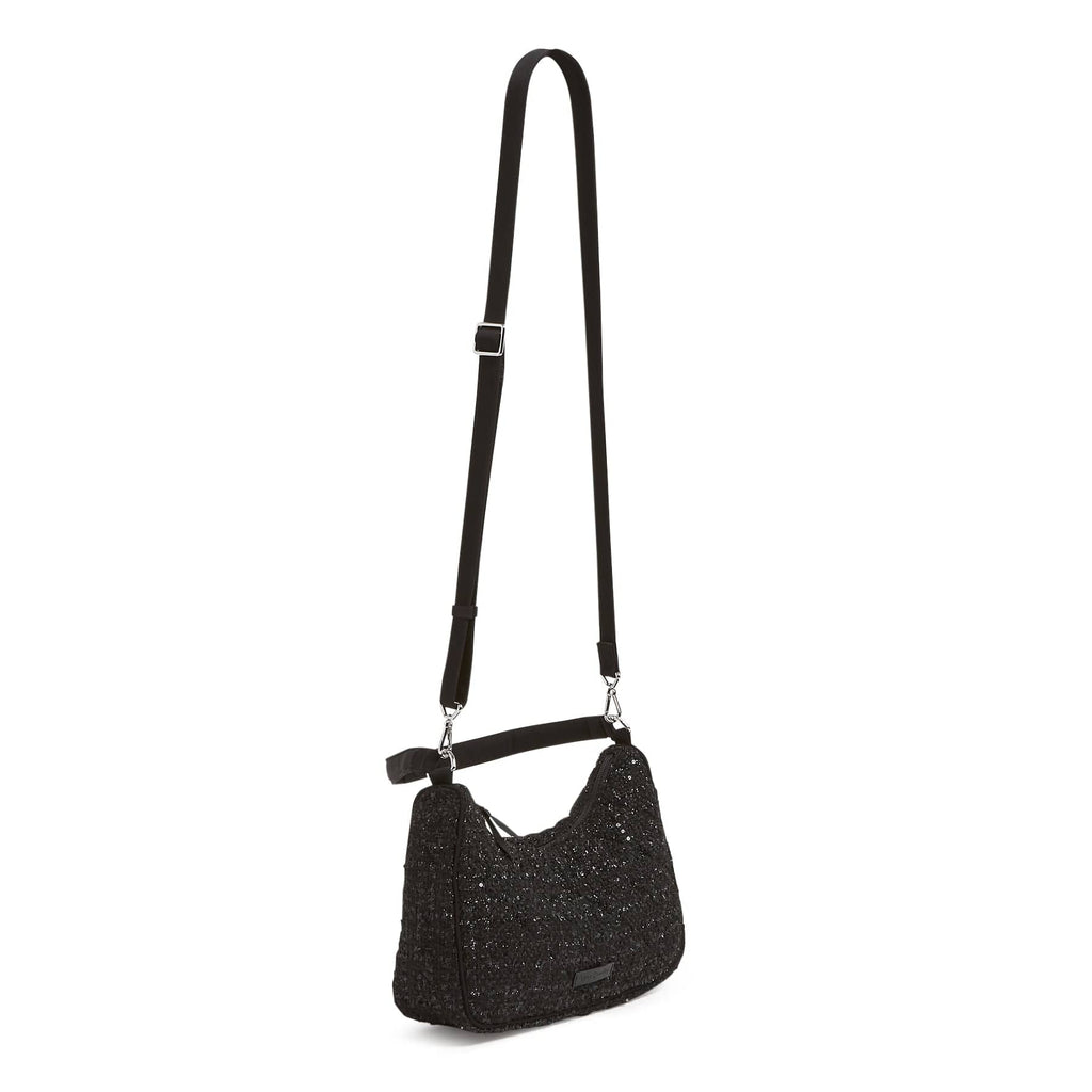 Black Frannie Crescent Crossbody Bag – Bouclé | Vera Bradley