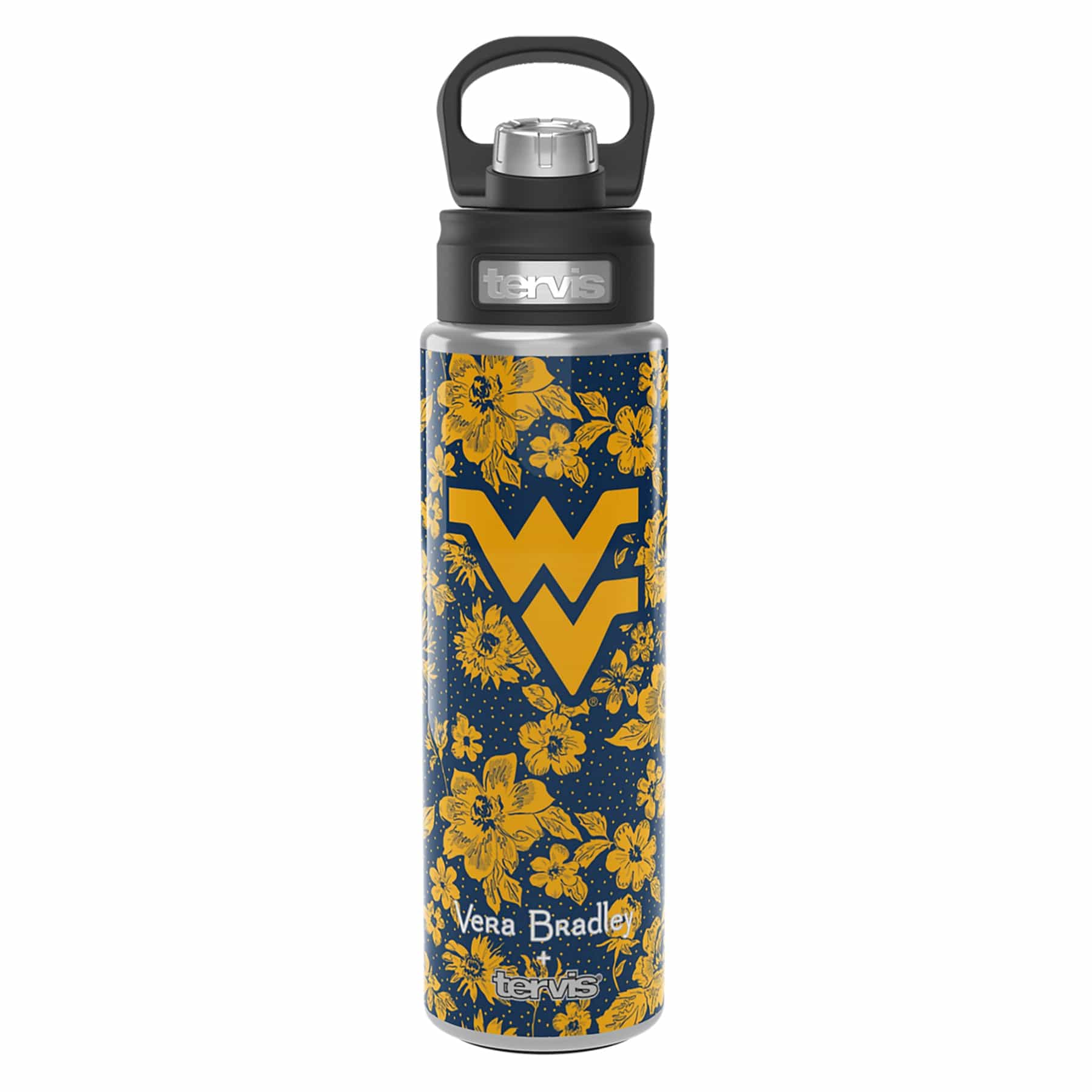 West Virginia University Tervis 24oz Wide Mouth Bottle | Vera Bradley