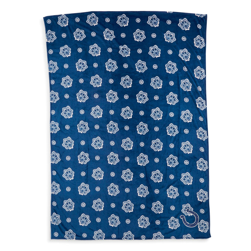 Braided Knit Pom-Pom Edge Oversized Throw Blanket main image 0