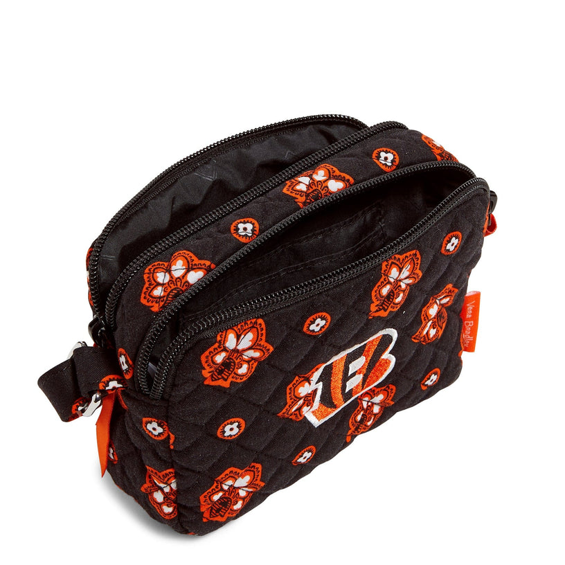 NFL RFID Small Stadium Crossbody Bag-Cincinnati Bengals Bandana-Image 3-Vera Bradley