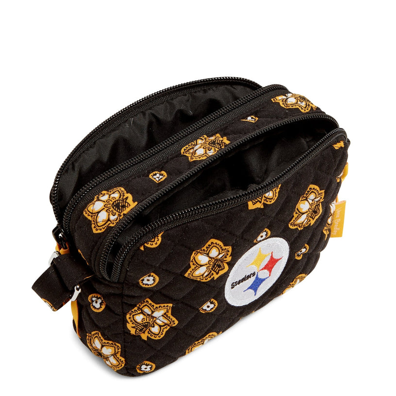 NFL RFID Small Stadium Crossbody Bag-Pittsburgh Steelers Bandana-Image 3-Vera Bradley