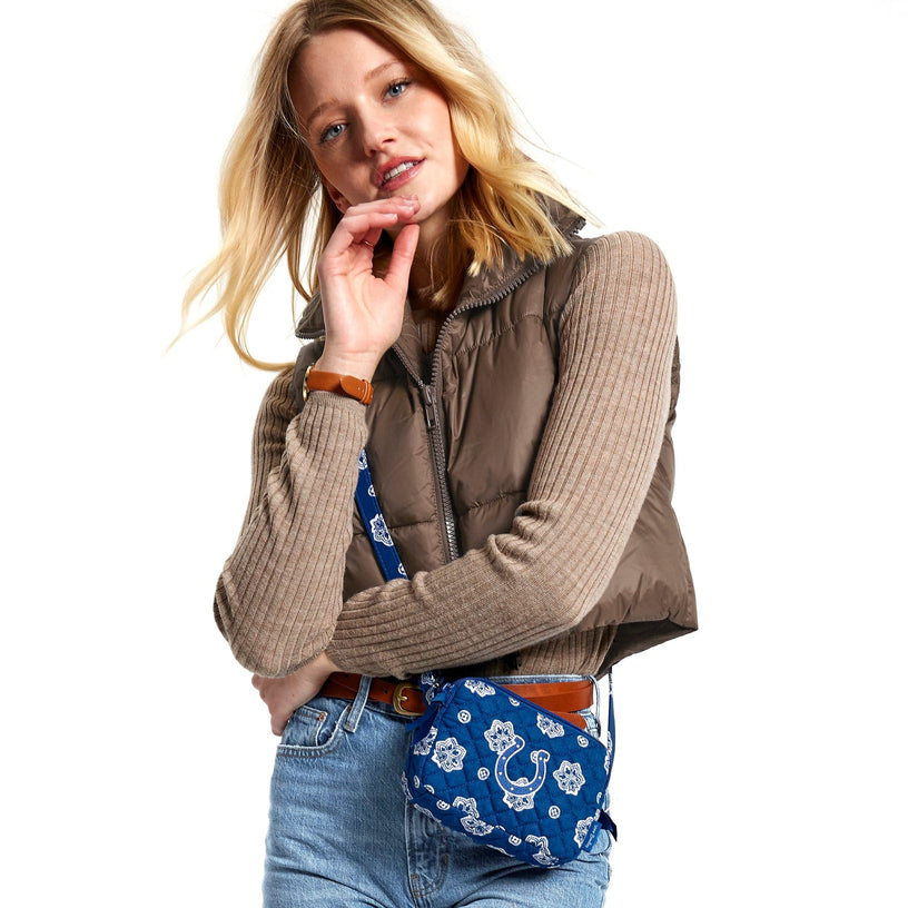 NFL RFID Small Stadium Crossbody Bag-Indianapolis Colts Bandana-Image 1-Vera Bradley